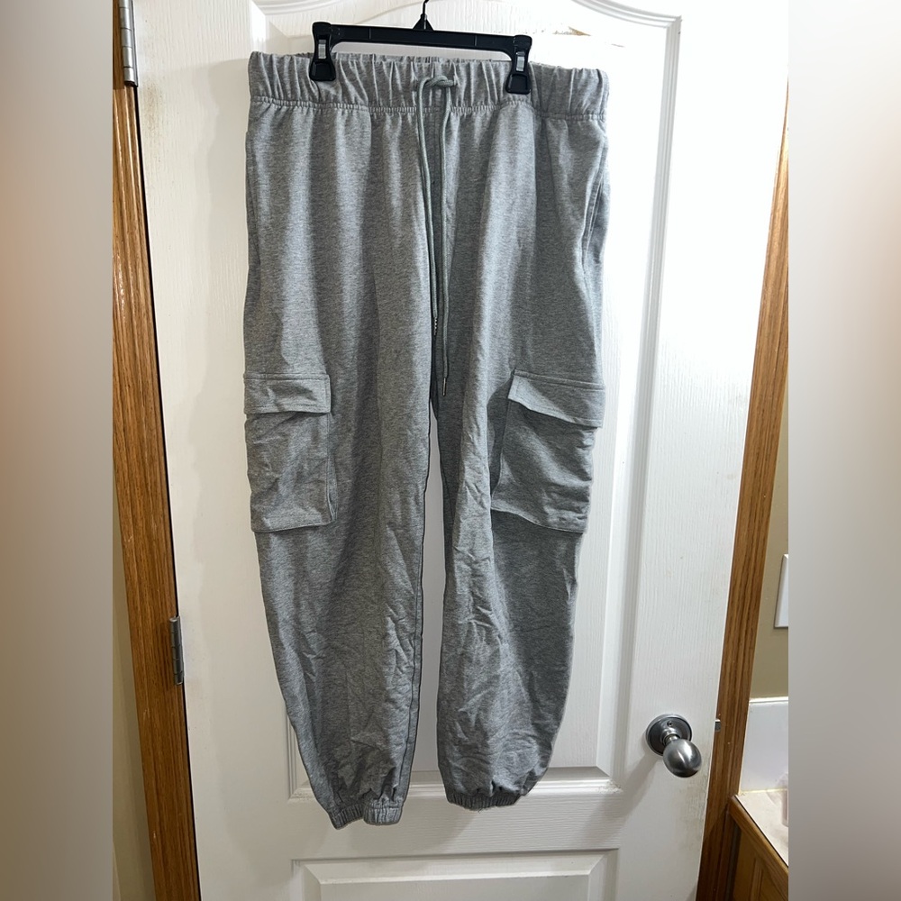 3/$50- Brian Bailey Grey Cargo Joggers